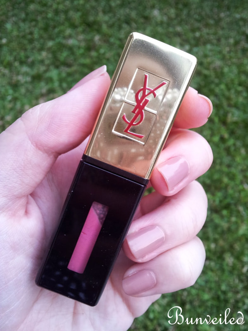 Review & swatches: YSL Glossy Stain #15 Rose Vinyl - Bunveiled